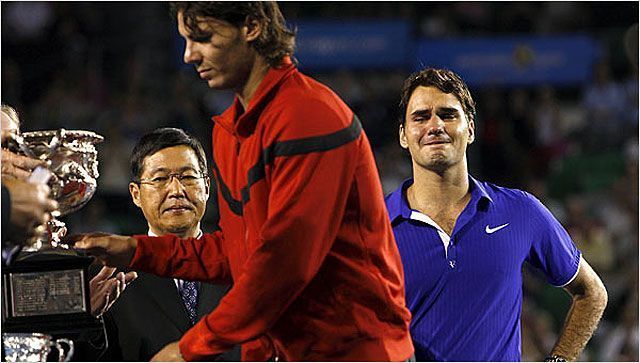 Foto Rafael Nadal - Roger Federer